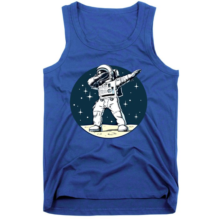 Astronaut Dabbing On The Moon Outer Space Funny Graphic Gift Tank Top