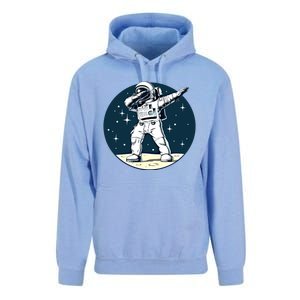 Astronaut Dabbing On The Moon Outer Space Funny Graphic Gift Unisex Surf Hoodie