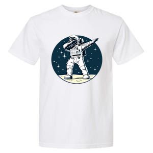 Astronaut Dabbing On The Moon Outer Space Funny Graphic Gift Garment-Dyed Heavyweight T-Shirt