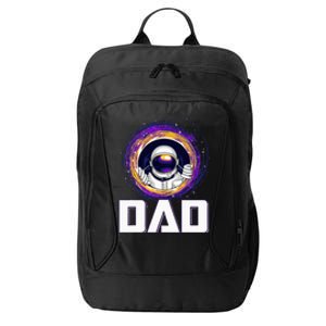 Astronaut Dad Outer Space Lover Fathers Day City Backpack