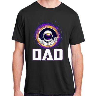 Astronaut Dad Outer Space Lover Fathers Day Adult ChromaSoft Performance T-Shirt