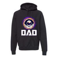 Astronaut Dad Outer Space Lover Fathers Day Premium Hoodie