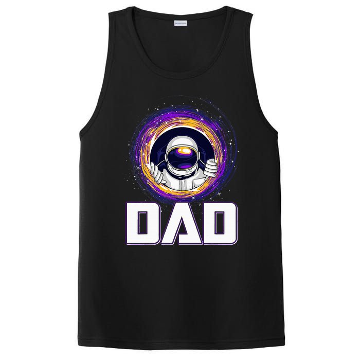 Astronaut Dad Outer Space Lover Fathers Day PosiCharge Competitor Tank