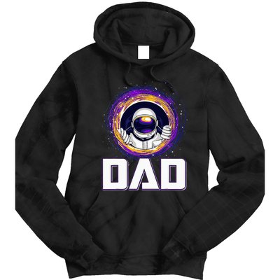 Astronaut Dad Outer Space Lover Fathers Day Tie Dye Hoodie