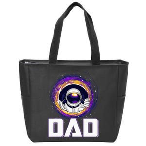 Astronaut Dad Outer Space Lover Fathers Day Zip Tote Bag