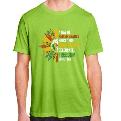 A Day Of Remembrance Since 1985 Junenth Celebrate Freedom Gift Adult ChromaSoft Performance T-Shirt