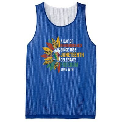 A Day Of Remembrance Since 1985 Junenth Celebrate Freedom Gift Mesh Reversible Basketball Jersey Tank