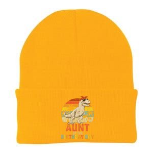 Aunt Dinosaur Of The Birthday Boy Matching Family Knit Cap Winter Beanie