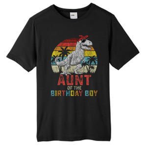 Aunt Dinosaur Of The Birthday Boy Matching Family Tall Fusion ChromaSoft Performance T-Shirt