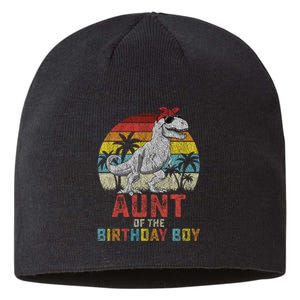 Aunt Dinosaur Of The Birthday Boy Matching Family Sustainable Beanie