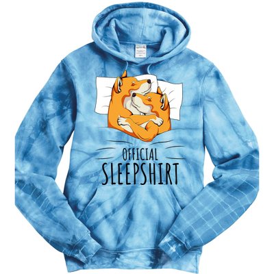 Akita Dog Off.icial Sleepshirt Tie Dye Hoodie
