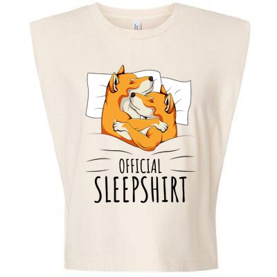 Akita Dog Off.icial Sleepshirt Garment-Dyed Women's Muscle Tee