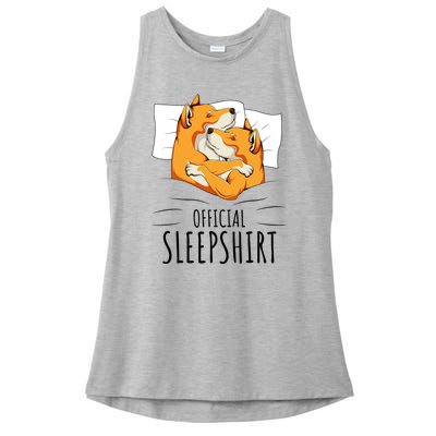 Akita Dog Off.icial Sleepshirt Ladies PosiCharge Tri-Blend Wicking Tank