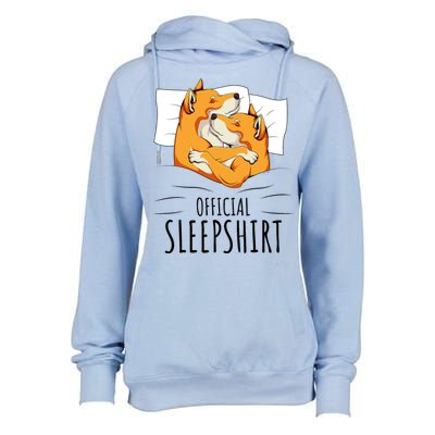 Akita Dog Off.icial Sleepshirt Womens Funnel Neck Pullover Hood