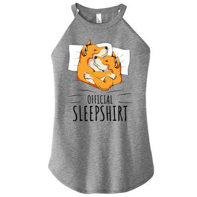 Akita Dog Off.icial Sleepshirt Women's Perfect Tri Rocker Tank