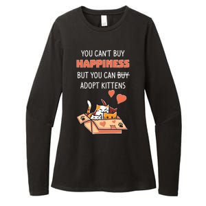 Adopt Kittens Buy Happiness Womens CVC Long Sleeve Shirt