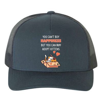 Adopt Kittens Buy Happiness Yupoong Adult 5-Panel Trucker Hat