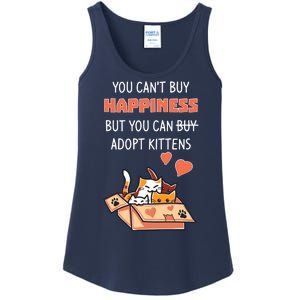 Adopt Kittens Buy Happiness Ladies Essential Tank