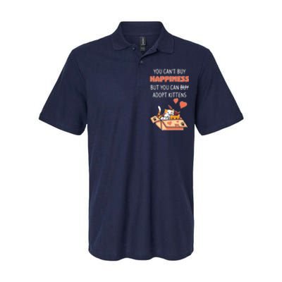 Adopt Kittens Buy Happiness Softstyle Adult Sport Polo