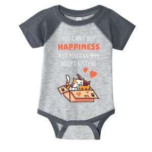 Adopt Kittens Buy Happiness Infant Baby Jersey Bodysuit