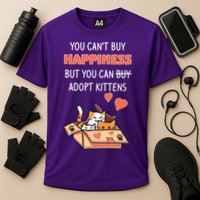 Adopt Kittens Buy Happiness Cooling Performance Crew T-Shirt