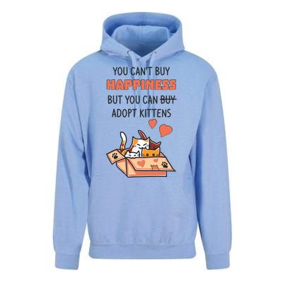 Adopt Kittens Buy Happiness Unisex Surf Hoodie