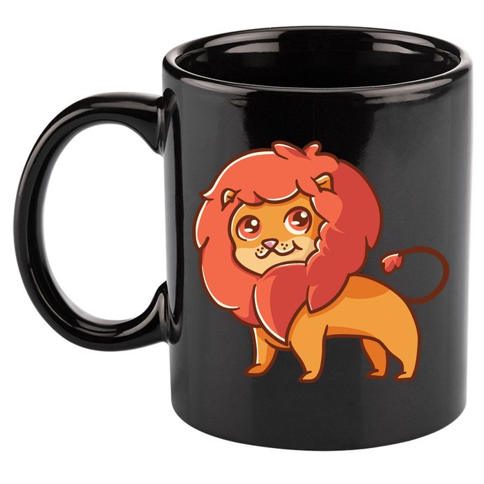 Adorable Baby Lion 11oz C Handle Ceramic Mug