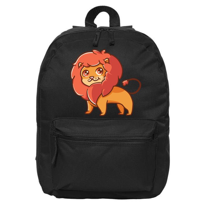 Adorable Baby Lion 16 in Basic Backpack