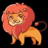 Adorable Baby Lion 16 in Basic Backpack