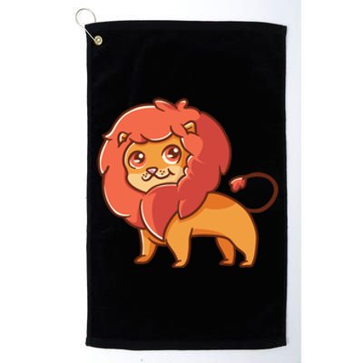 Adorable Baby Lion Platinum Collection Golf Towel