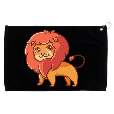 Adorable Baby Lion Grommeted Golf Towel