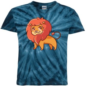 Adorable Baby Lion Kids Tie-Dye T-Shirt