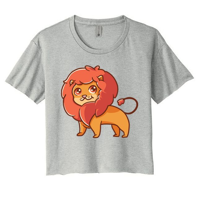 Adorable Baby Lion Crop Top