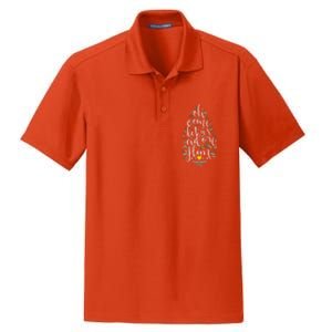 Adore Him Baby Jesus Christmas Dry Zone Grid Polo