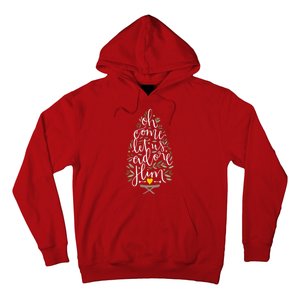 Adore Him Baby Jesus Christmas Hoodie