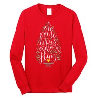 Adore Him Baby Jesus Christmas Long Sleeve Shirt