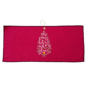 Adore Him Baby Jesus Christmas Large Microfiber Waffle Golf Towel