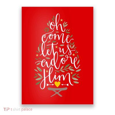 Adore Him Baby Jesus Christmas Poster