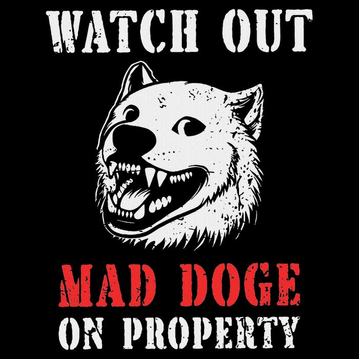 Anti Doge Pro Doge Sign Flat Bill Trucker Hat