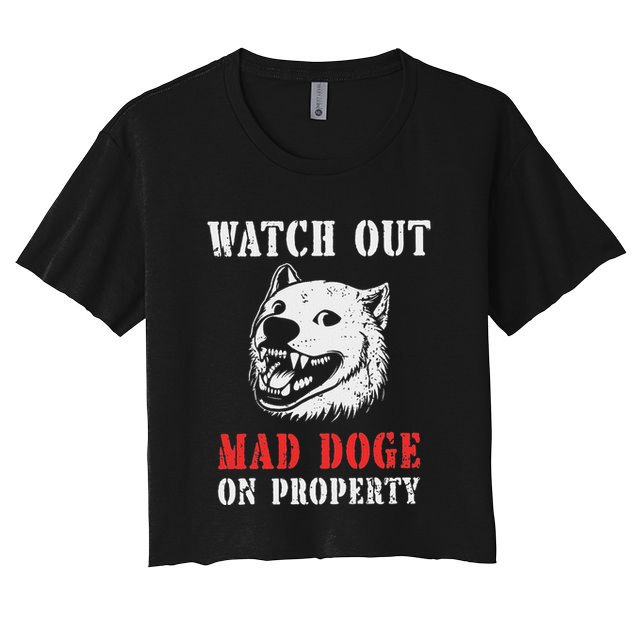 Anti Doge Pro Doge Sign Crop Top