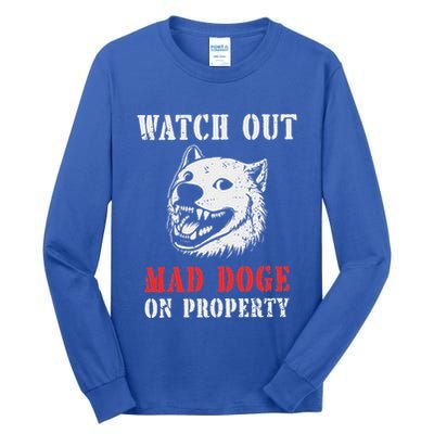 Anti Doge Pro Doge Sign Tall Long Sleeve T-Shirt