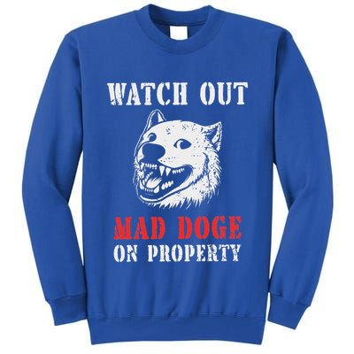 Anti Doge Pro Doge Sign Tall Sweatshirt