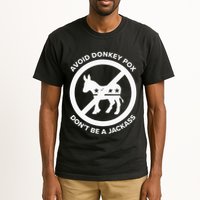Avoid Donkey Pox DonT Be A Jackass Tall T-Shirt