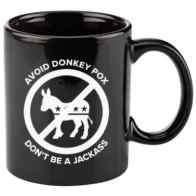 Avoid Donkey Pox DonT Be A Jackass 11oz C Handle Ceramic Mug