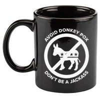 Avoid Donkey Pox DonT Be A Jackass 11oz C Handle Ceramic Mug