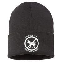 Avoid Donkey Pox DonT Be A Jackass Sustainable Knit Beanie