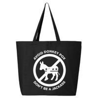 Avoid Donkey Pox DonT Be A Jackass 25L Jumbo Tote