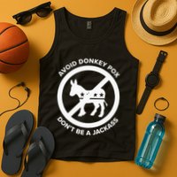 Avoid Donkey Pox DonT Be A Jackass Tank Top