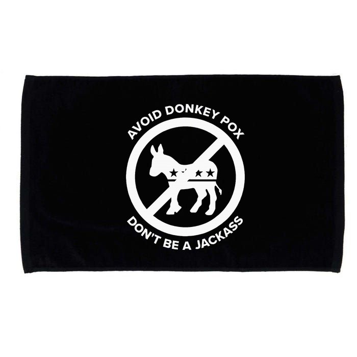 Avoid Donkey Pox DonT Be A Jackass Microfiber Hand Towel