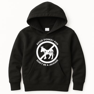 Avoid Donkey Pox DonT Be A Jackass Kids Hoodie